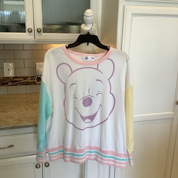 Disney Winnie the Pooh Pastel Sweatshirt Size XL - Picture 1 of 9